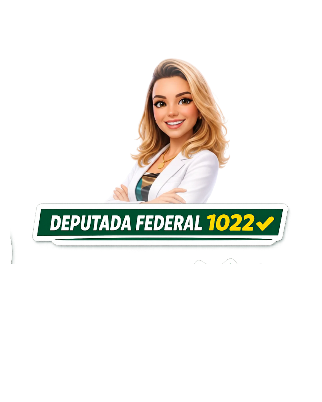 Figurinha Deputada Federal 1022 da campanha Celita Toledo