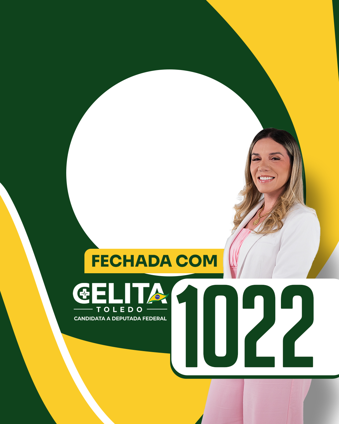 Arte Fechada com Celita — Feed da campanha Celita Toledo